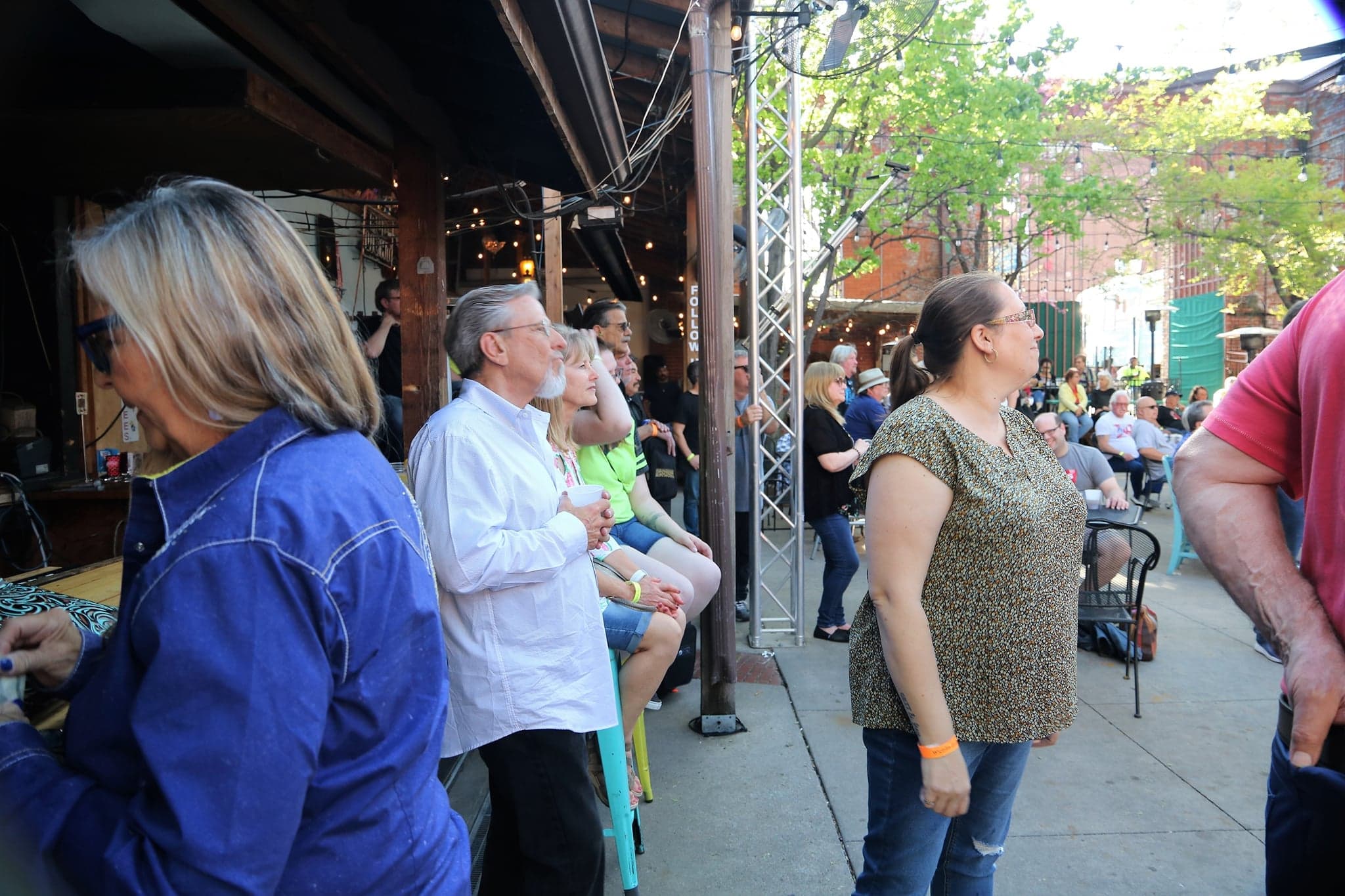 Crowd at a James Pitts Band performance.